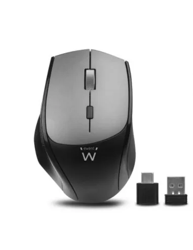 Ewent EW3245 Ratón Inalámbrico Dual con Click Silencioso 2400DPI Negro