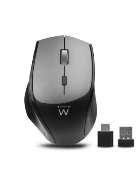 Ewent EW3245 Ratón Inalámbrico Dual con Click Silencioso 2400DPI Negro