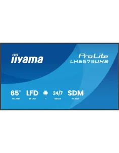 Iiyama LH6575UHS-B2AG 65" LCD Pantalla Interactiva 4K UHD Negra-1401167