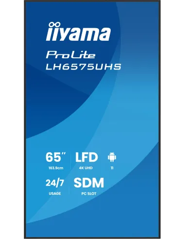 Pantalla Interactiva Iiyama LH6575UHS-B2AG