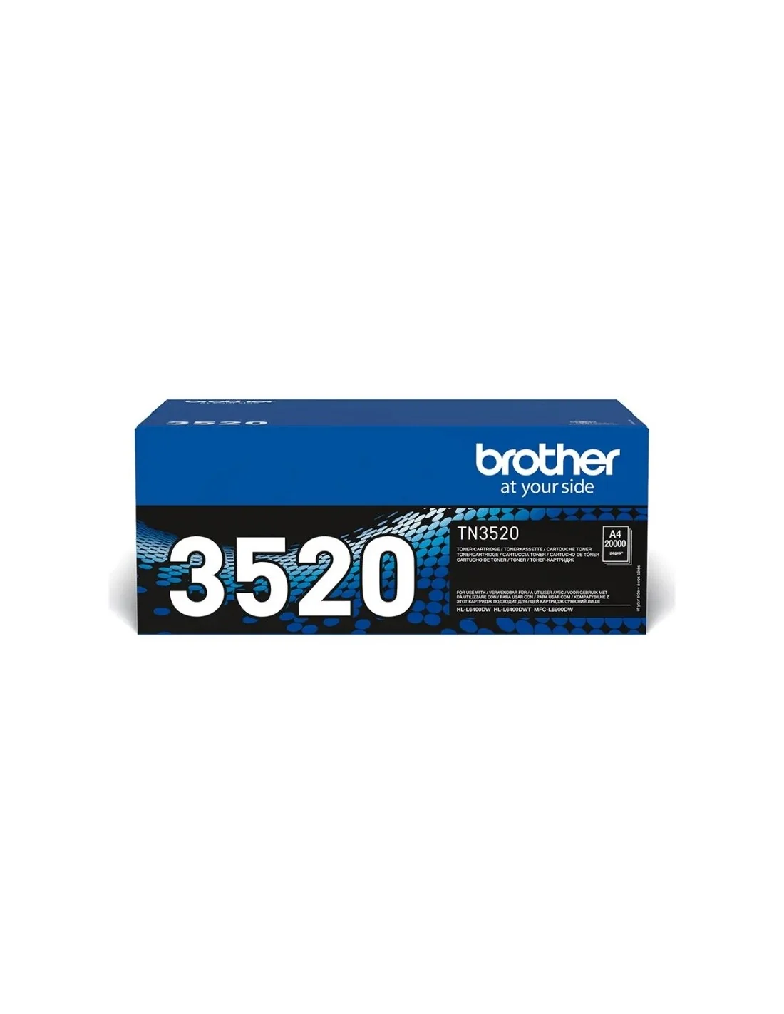 Brother Tóner TN3520 Negro