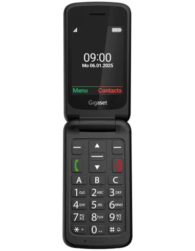 Gigaset GL595 Black Teléfono Móvil Negro