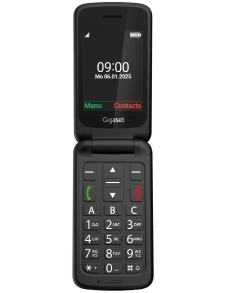 Gigaset GL595 Black Teléfono Móvil Negro