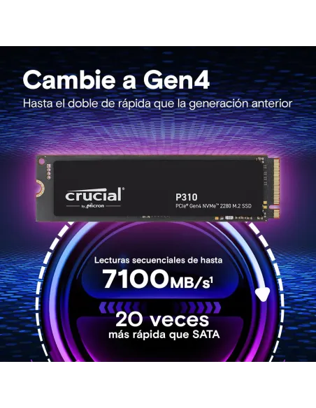 Disco Duro SSD Crucial P310 CT4000P310SSD8