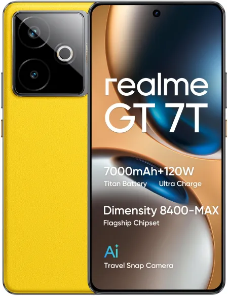 Smartphone Realme GT 7T 5G 12/256GB Amarillo