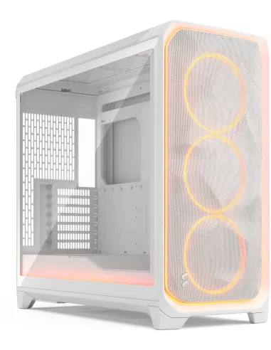 Fractal Meshify 3 XL Ambience Pro RGB White Cristal Templado USB 3.2 Blanca