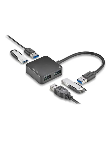NGS IHUB 3.0 TINY 4 puertos USB 3.0 compatible con PC y MAC