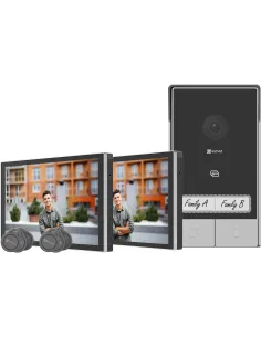 Ezviz HP7 2-Family Kit Videoportero Doble-1398019