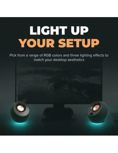 Altavoces Creative Pebble Pro 2.0 Black