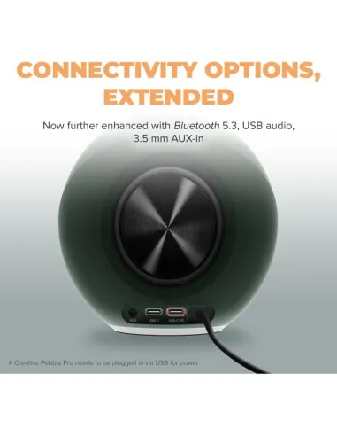 Altavoces Creative Pebble Pro 2.0 Black