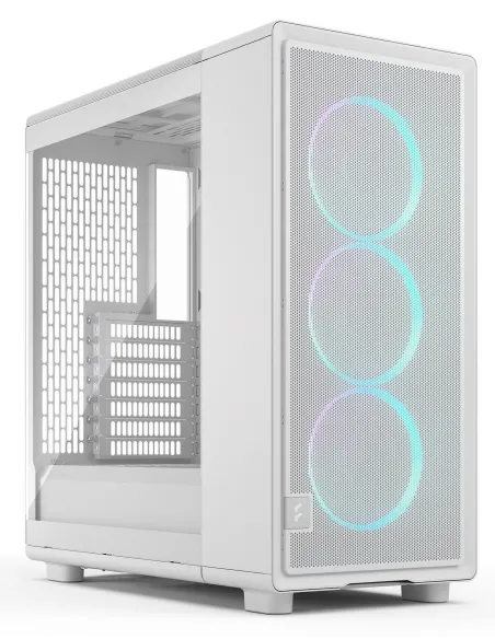 Fractal Epoch White TG RGB Clear Cristal Templado USB 3.2 Blanca