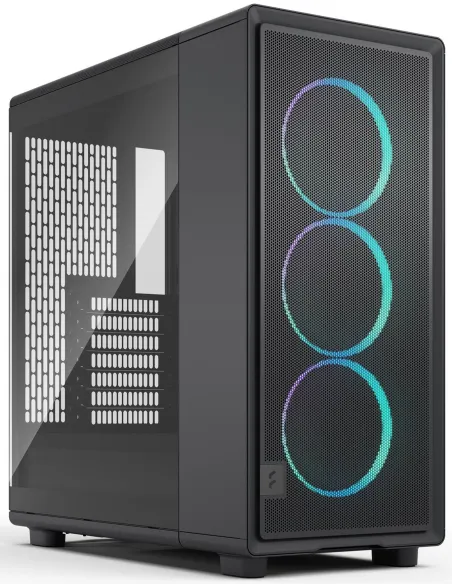Fractal Epoch Black TG RGB Clear Cristal Templado USB 3.2 Negra