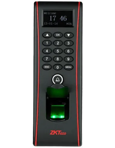 ZKTeco ACO-TF1700-1 Control de Acceso por Contraseña/Huella Dactilar Negro