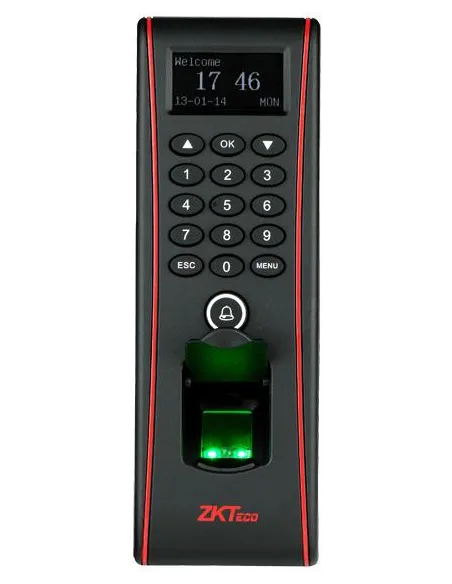 ZKTeco ACO-TF1700-1 Control de Acceso por Contraseña/Huella Dactilar Negro