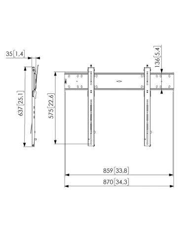 Soporte de Pared Vogel's PFW 6800