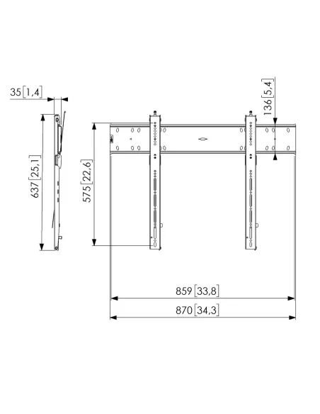 Soporte de Pared Vogel's PFW 6800