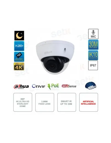 Cámara de Vigilancia Dahua DH-IPC-HDBW2841EP-S-0280B