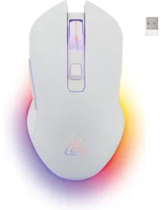 The G-Lab KULT-HELIUM-WL-W Ratón Inalámbrico 6400DPI Blanco