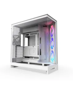 NZXT H9 Flow RGB White Midi Tower Cristal Templado USB 3.2 Blanca-1397984