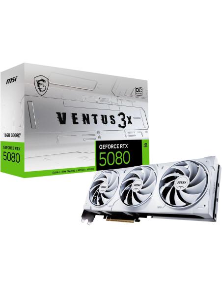 MSI GeForce RTX 5080 VENTUS 3X OC WHITE 16GB GDDR7 DLSS4