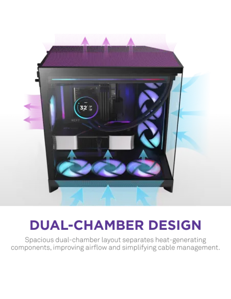 Torre NZXT H9 Flow RGB Black