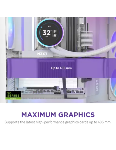 Torre NZXT H9 Flow RGB White