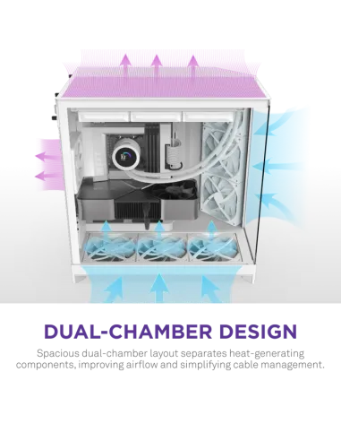 Torre NZXT H9 Flow White