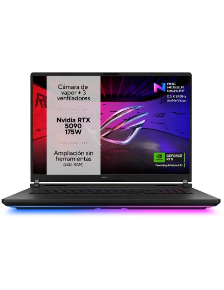 Asus ROG Strix SCAR 18 G835LX-SA046W Intel Core Ultra 9 275HX/64GB/4TB SSD/RTX 5090/18" W11 Home