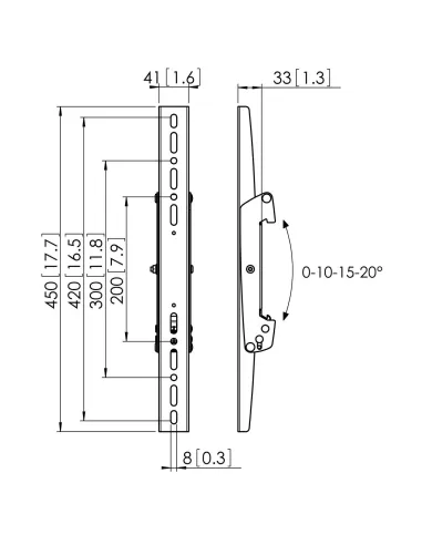 Soporte de Pared Vogel's PFS 3304