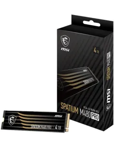 MSI Spatium M480 PRO 4TB SSD PCIe 4.0 NVMe M.2 3D NAND