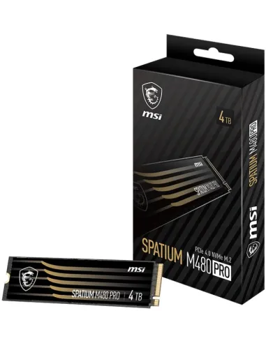 MSI Spatium M480 PRO 4TB SSD PCIe 4.0 NVMe M.2 3D NAND