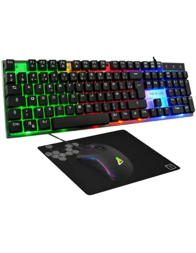 The G-Lab COMBO YTRIUM Kit de Teclado y Ratón RGB Negros