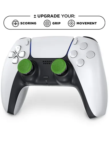 KontrolFreek Precision Sports: Soccer Edition Fundas para Palancas de Mando DualShock PS4/PS5 Verdes