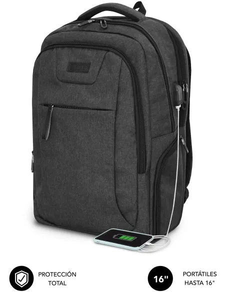 Subblim SUBBP-4PA2100 Mochila para Portátiles hasta 16" Negra