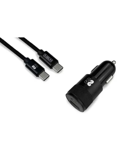 Subblim SUBCHG-5CPD11 Cargador de Coche microUSB/USB-C Lightning 20W Negra