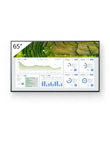 Sony FW-65BZ30L 65" Pantalla de Señalización LCD 4K UHD Negra
