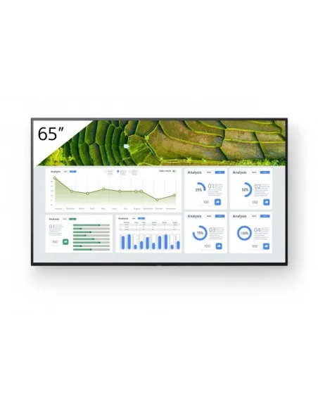 Sony FW-65BZ30L 65" Pantalla de Señalización LCD 4K UHD Negra