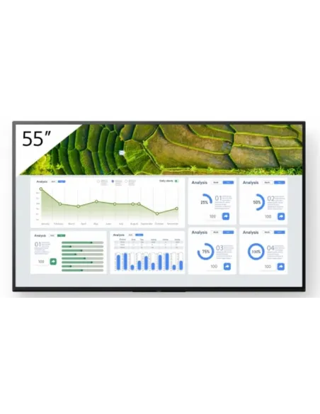 Sony FW-55BZ30L 55" Pantalla de Señalización LCD 4K UHD Negro