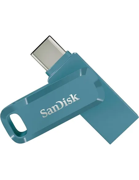 SanDisk Ultra Dual Drive Go SDDDC3-128G-G46NBB 128GB Pendrive USB-A/USB-C Cian