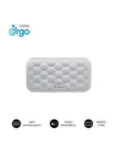 Subblim Ergo Airpadding Mouse Silver Reposamuñecas de Ratón Blanco-1401025