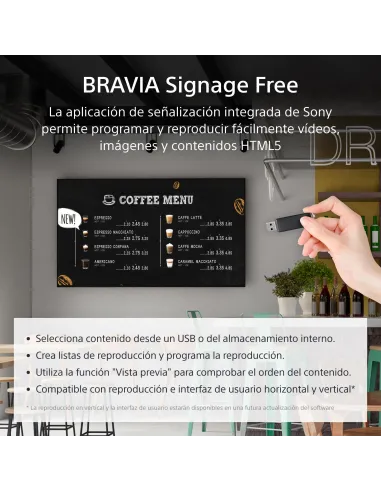 Pantalla Interactiva Sony FW-50EZ20L