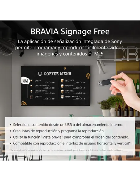 Pantalla Interactiva Sony FW-50EZ20L