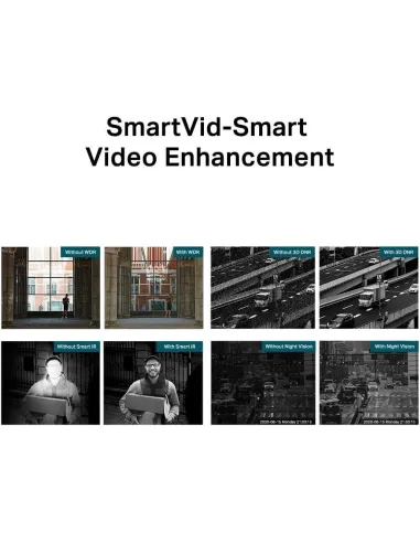 TP-Link VIGI C350 Cámara De Vigilancia IP Exterior Tipo Dome 5MP 2K Full-Color 2.8mm