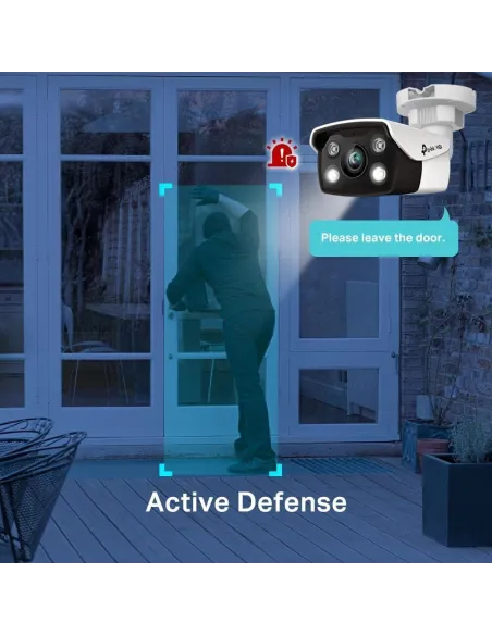 TP-Link VIGI C350 Cámara De Vigilancia IP Exterior Tipo Dome 5MP 2K Full-Color 2.8mm