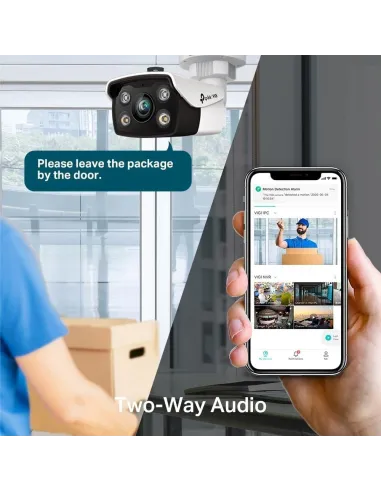 TP-Link VIGI C350 Cámara De Vigilancia IP Exterior Tipo Dome 5MP 2K Full-Color 2.8mm