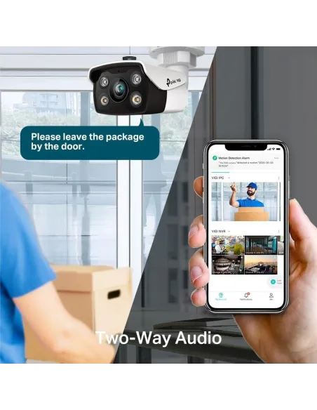 TP-Link VIGI C350 Cámara De Vigilancia IP Exterior Tipo Dome 5MP 2K Full-Color 2.8mm
