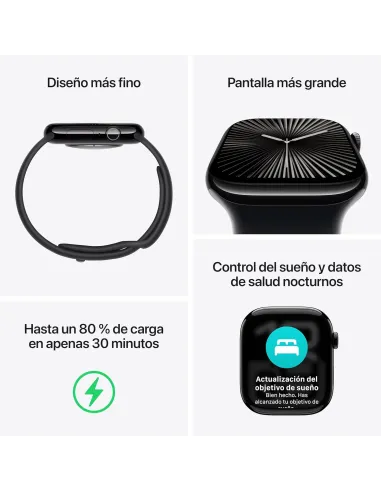 Pulsera de actividad Apple Watch Series 10 GPS Oro Rosa
