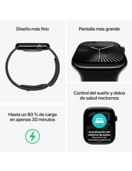 Pulsera de actividad Apple Watch Series 10 GPS Oro Rosa