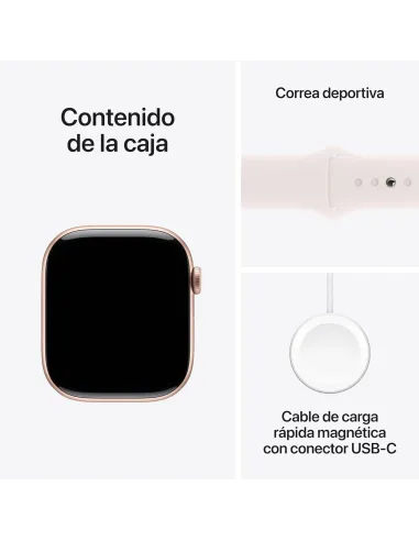 Pulsera de actividad Apple Watch Series 10 GPS Oro Rosa