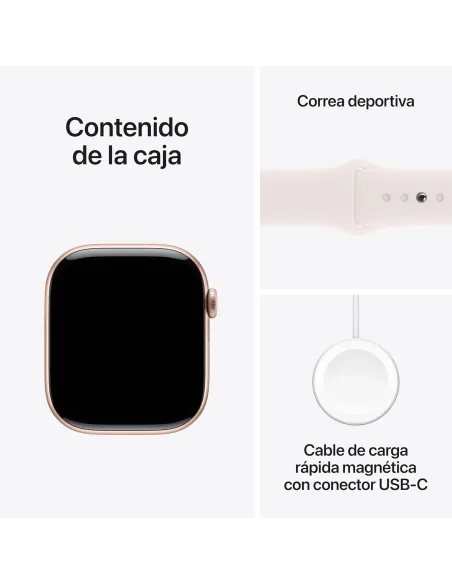 Pulsera de actividad Apple Watch Series 10 GPS Oro Rosa